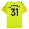 Manchester City Ederson M. 31 Maalivahti Paita Keltainen 2025-26